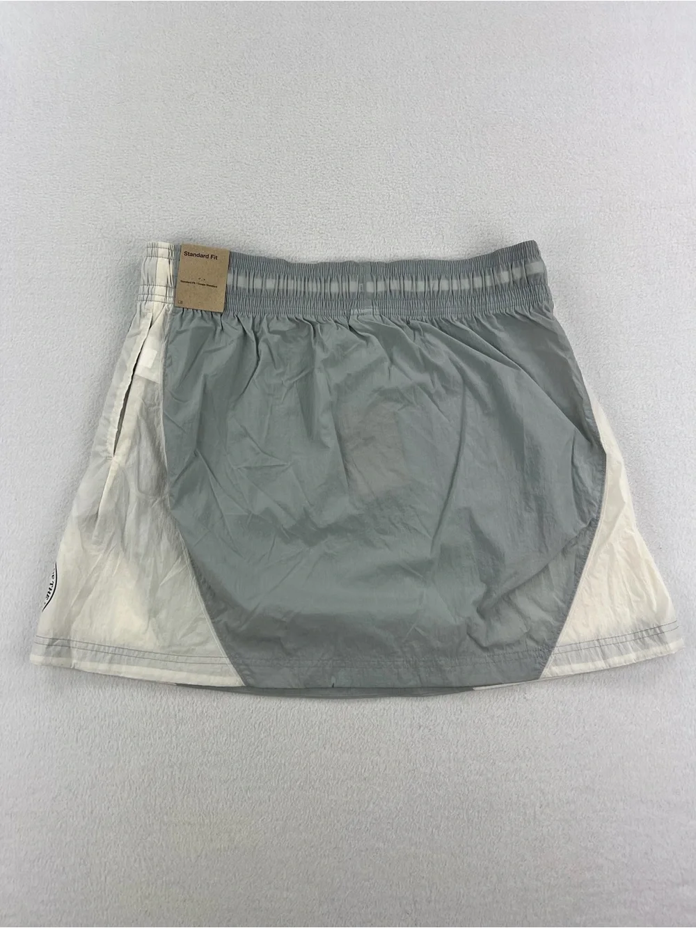 NWT Nike Sportswear Heritage High Waisted Woven Mini Skirt Women Sz L